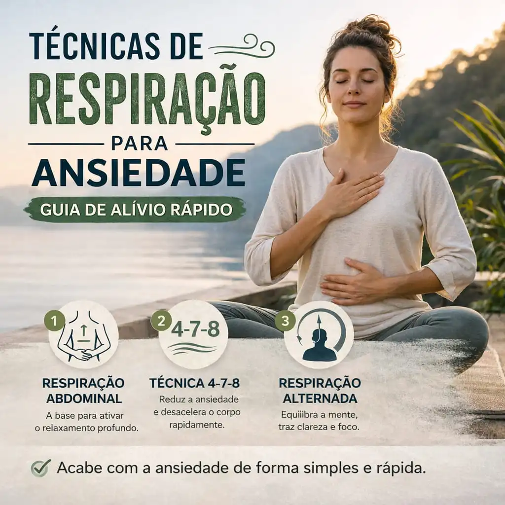 Técnicas de Respiração para Ansiedade e Equilíbrio Mental